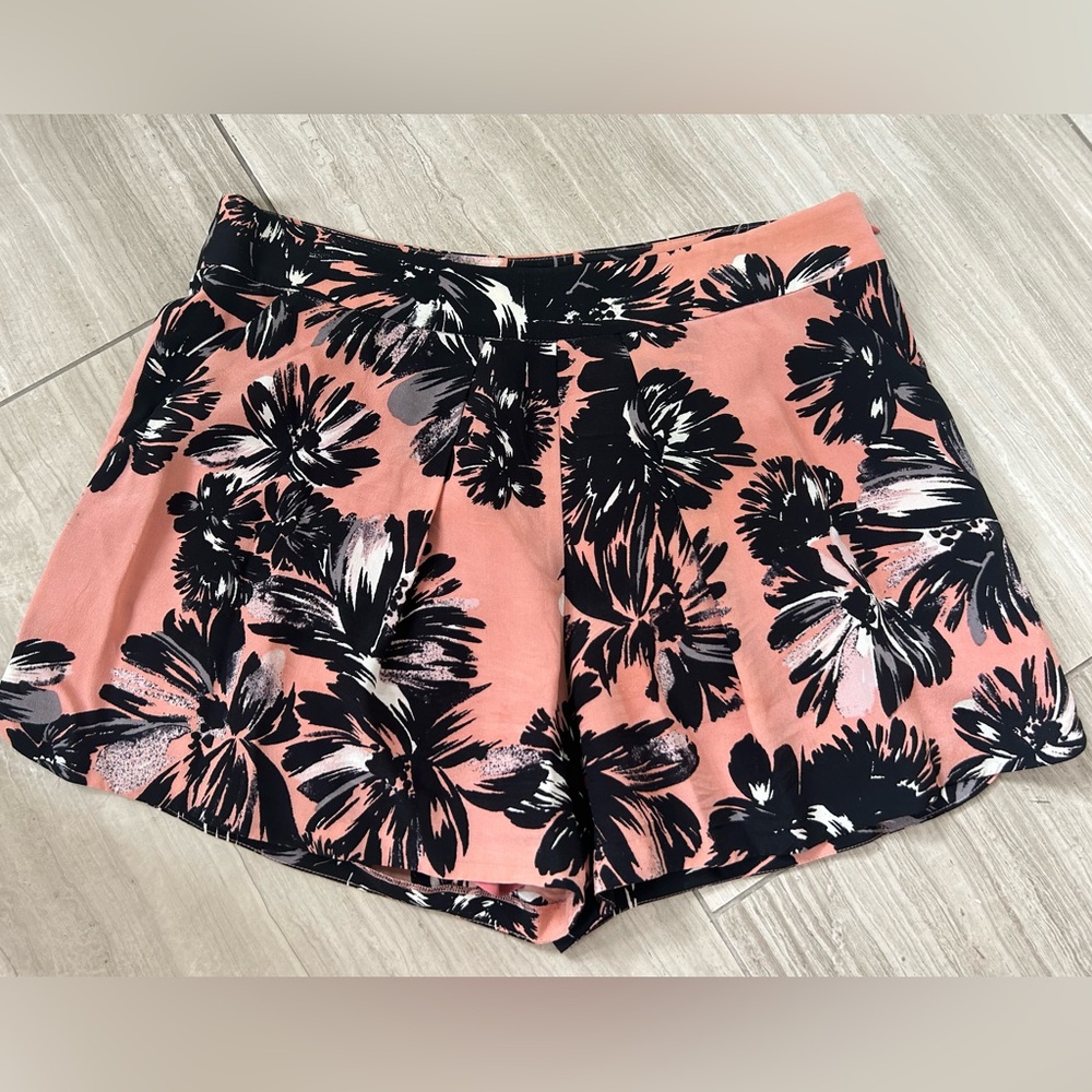 Rebecca Taylor Silk Floral Short, 6